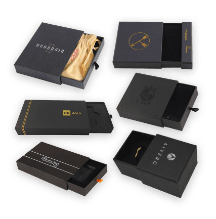 Shoulder Rigid Boxes by Genius Packaging